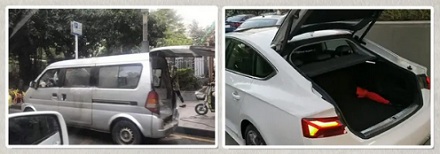 为什么有些停在路边的车要敞着后备箱？