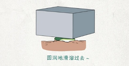 为什么搬运重物时要在下面垫冬瓜块？