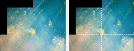 为什么哈勃望远镜传回的宇宙照片都有个黑色的缺口？