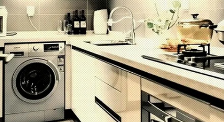 为啥英国人把洗衣机摆厨房里？