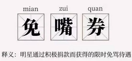 网络流行语「免嘴券」是什么意思？